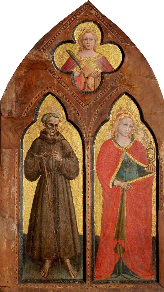 Blessed Gerard of Villamagna and Saint Mary Magdalen with Saint Catherine of Alexandria