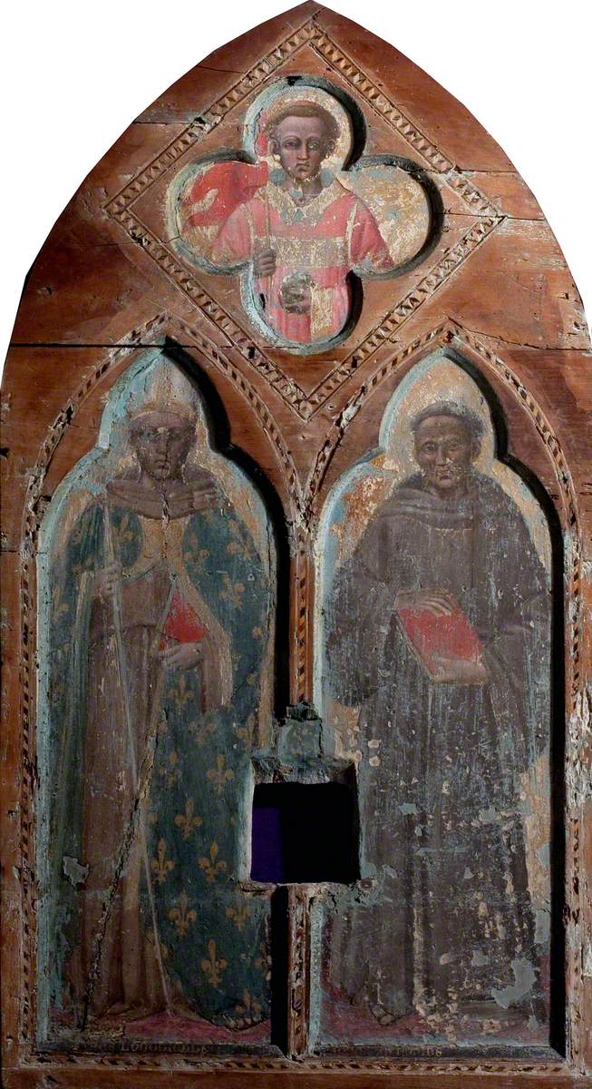 Saint Louis of Toulouse and Saint Anthony of Padua with Saint Stephen
