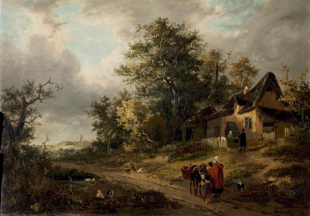 Landscape with Cottages and Tinker