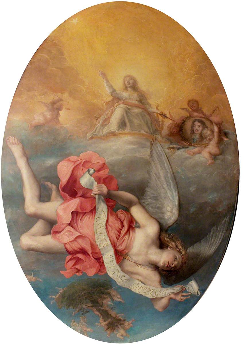 Astraea Returns to Earth (The Apotheosis of Charles II)