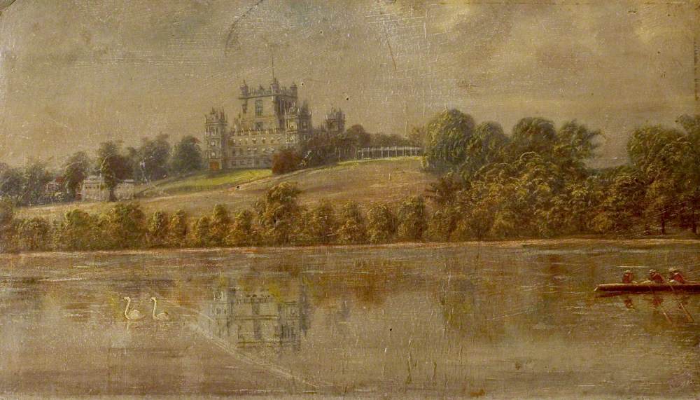 Wollaton Hall, Nottingham, from the Lake
