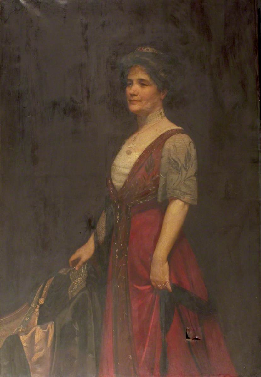 Portrait of a Lady with a Ruby Tiara