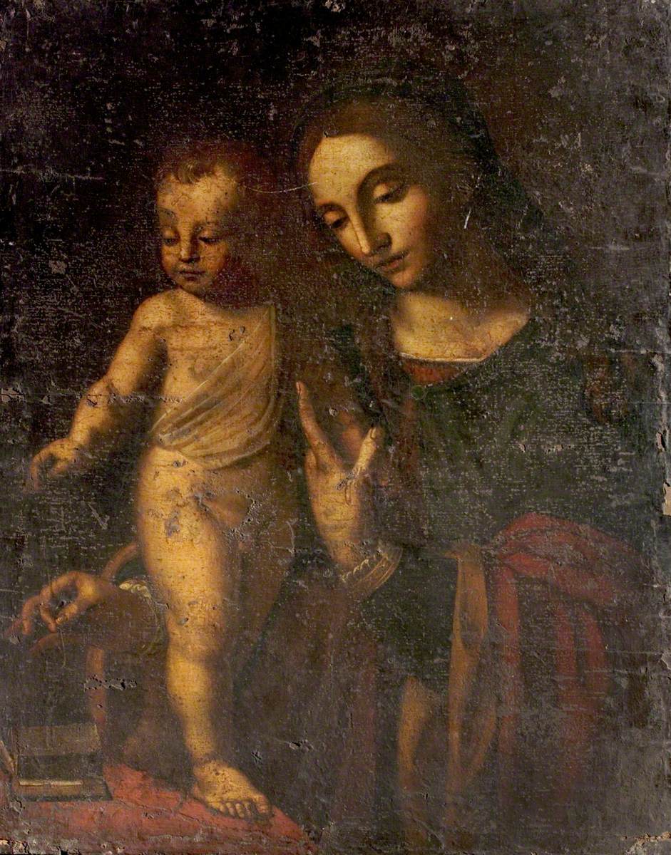 The Virgin and Child with a Columbine