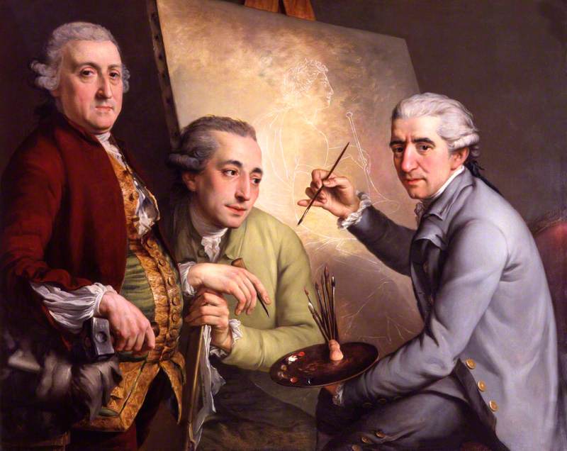 Agostino Carlini; Francesco Bartolozzi; Giovanni Battista Cipriani
