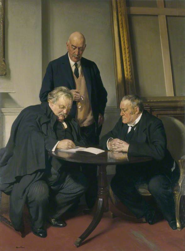 Conversation Piece (G. K. Chesterton; Maurice Baring; Hilaire Belloc)