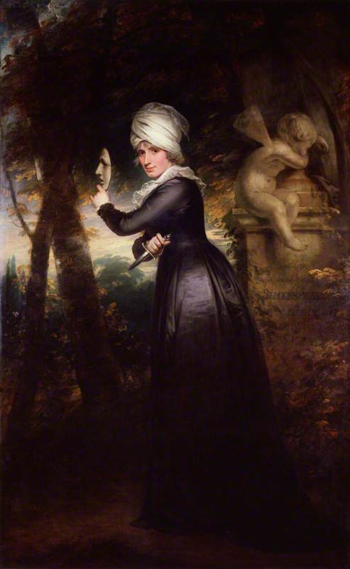 Sarah Siddons, née Kemble ('Mrs Siddons with the Emblems of Tragedy')