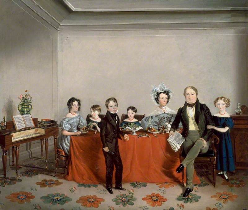 Stanley Lees Giffard and his family