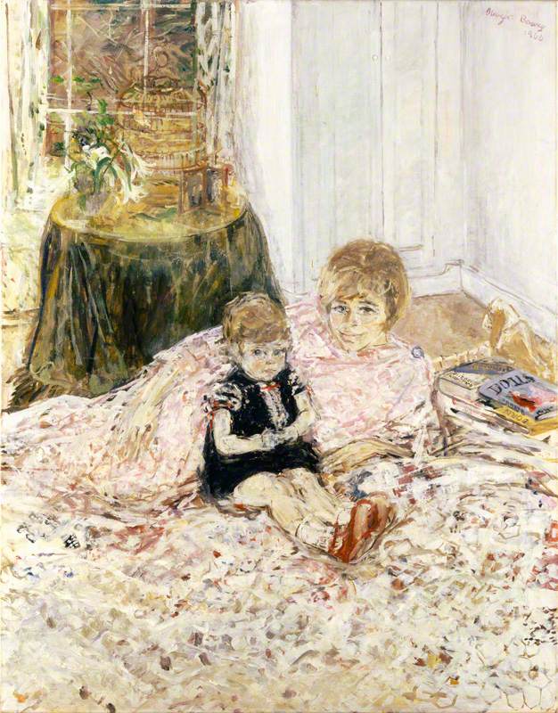 Lady Antonia Fraser, née Pakenham with her daughter, Natasha