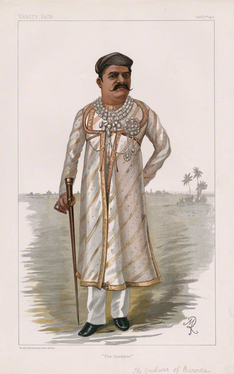 Sir Sayaji Rao III, Maharaja of Baroda ('Princes. No. 23.' 'The Gaekwar.')