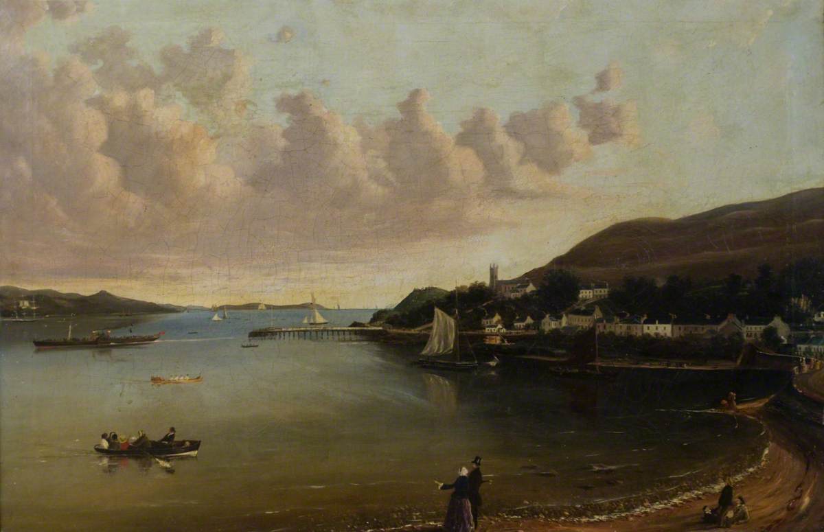 A Prospect of Dunoon from the East Bay Looking West towards Castle Hill