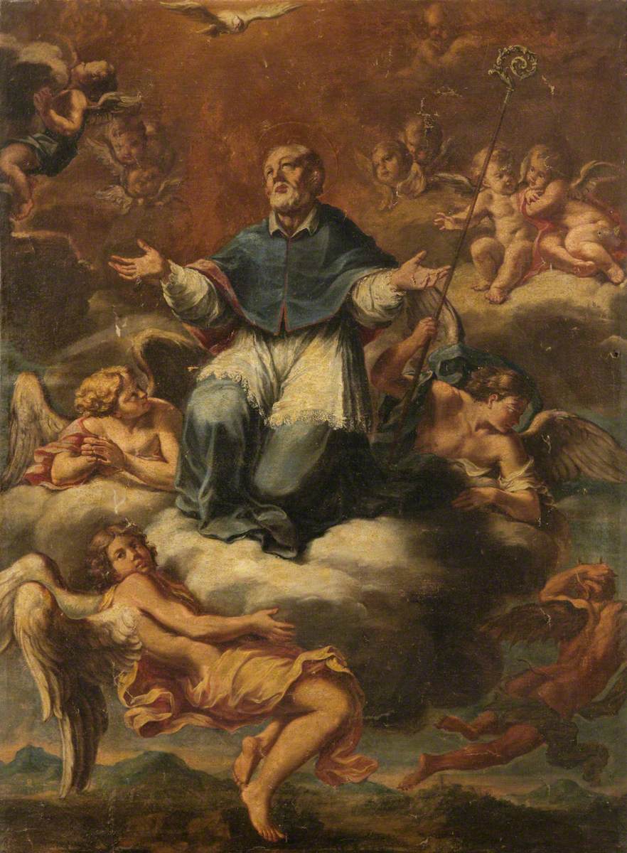 Saint Francis de Sales in Glory (Bishop Ascending to Heaven)