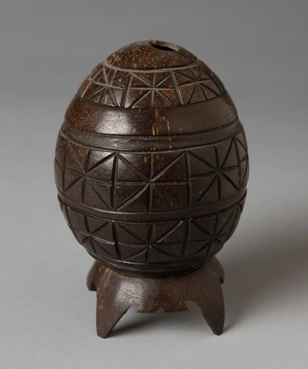 Carved Wooden Egg