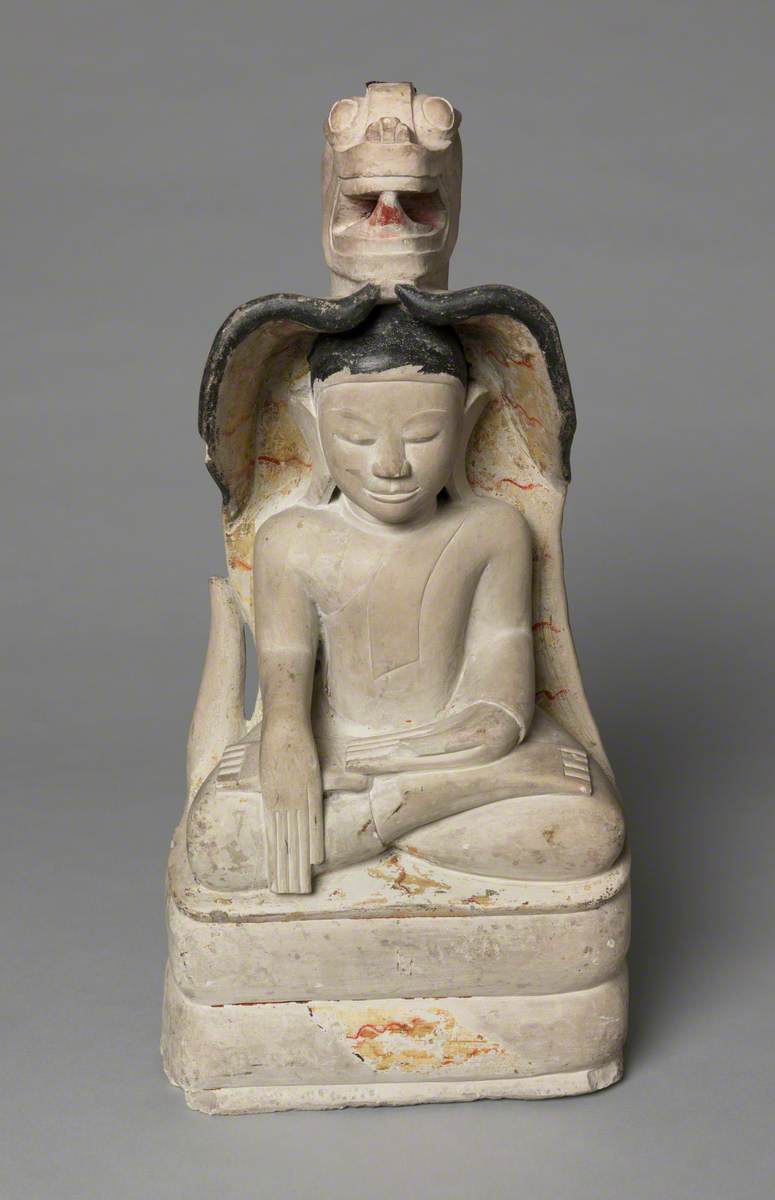 Seated Buddha with Cobra over Head