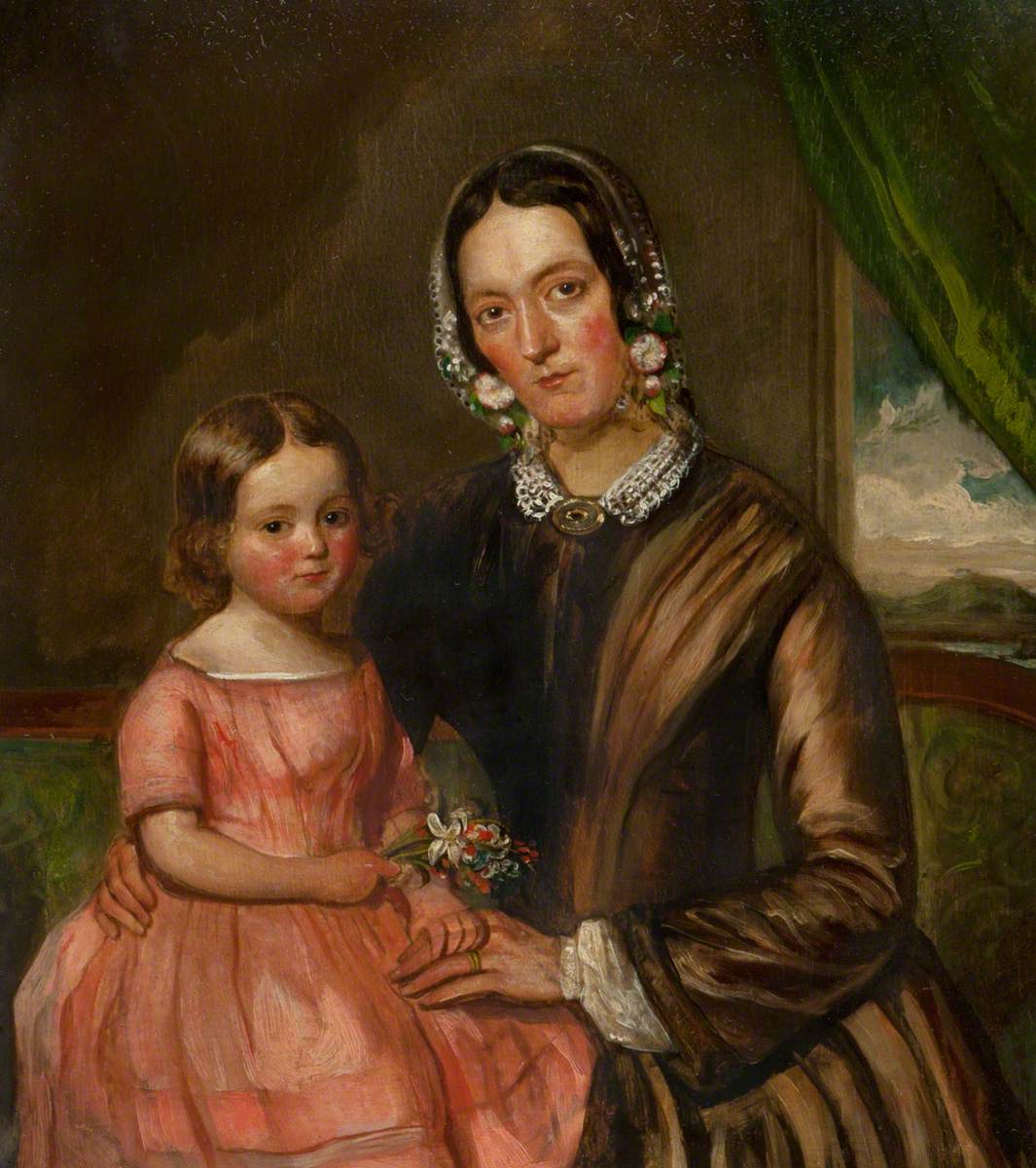 Mrs Ursula Irvine (1814–1895), and Daughter Jessie Irvine (1848–1932)