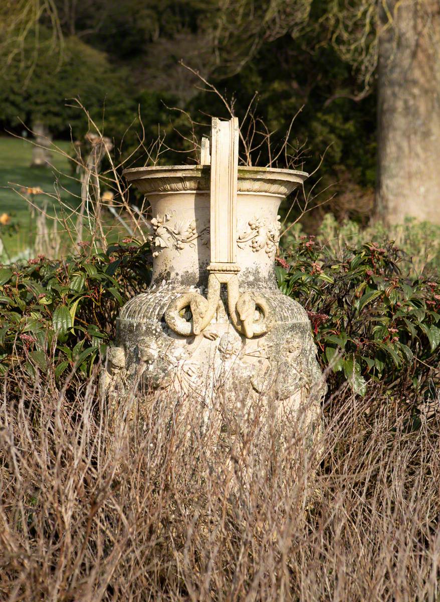 Urn with Bacchanalian Relief