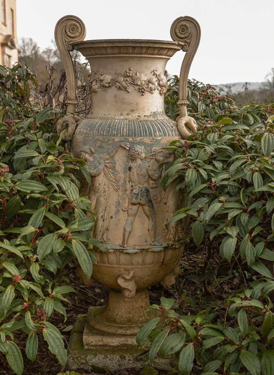 Urn with Bacchanalian Relief