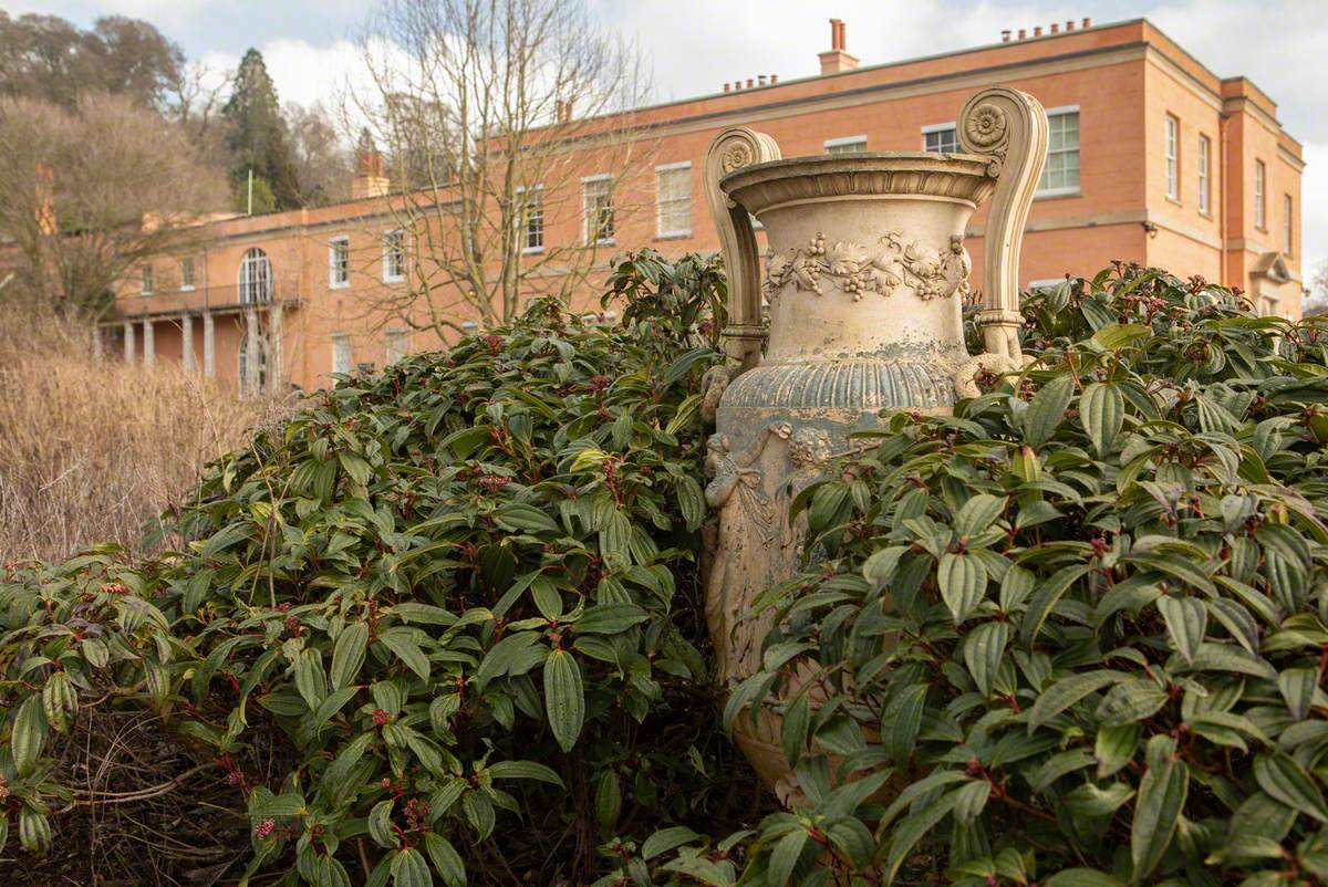 Urn with Bacchanalian Relief