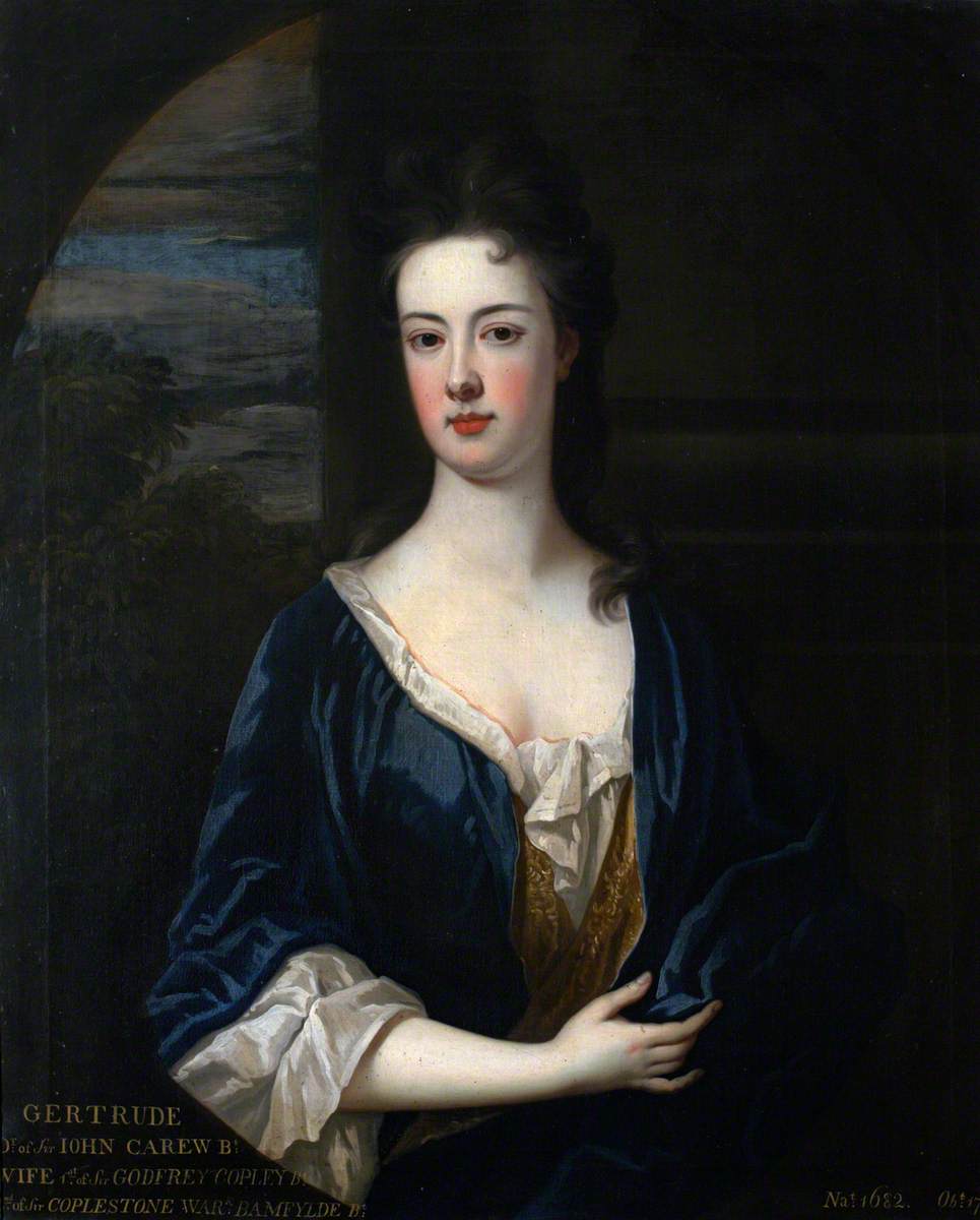 Gertrude Carew (1682–1736), Lady Copley, Later Lady Bampfylde