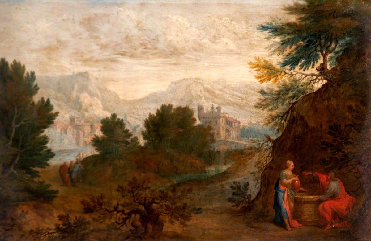 Landscape with Christ and the Woman of Samaria