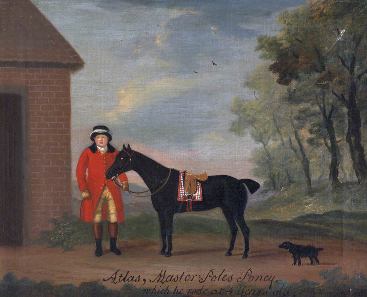'Atlas', Master Pole's Pony, Which He Rode at 4 Years Old