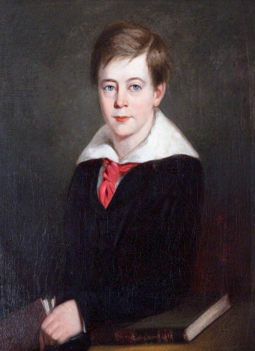 Sir Alexander Palmer Bruce Chichester (1842–1881), 2nd Bt of Arlington, as a Boy