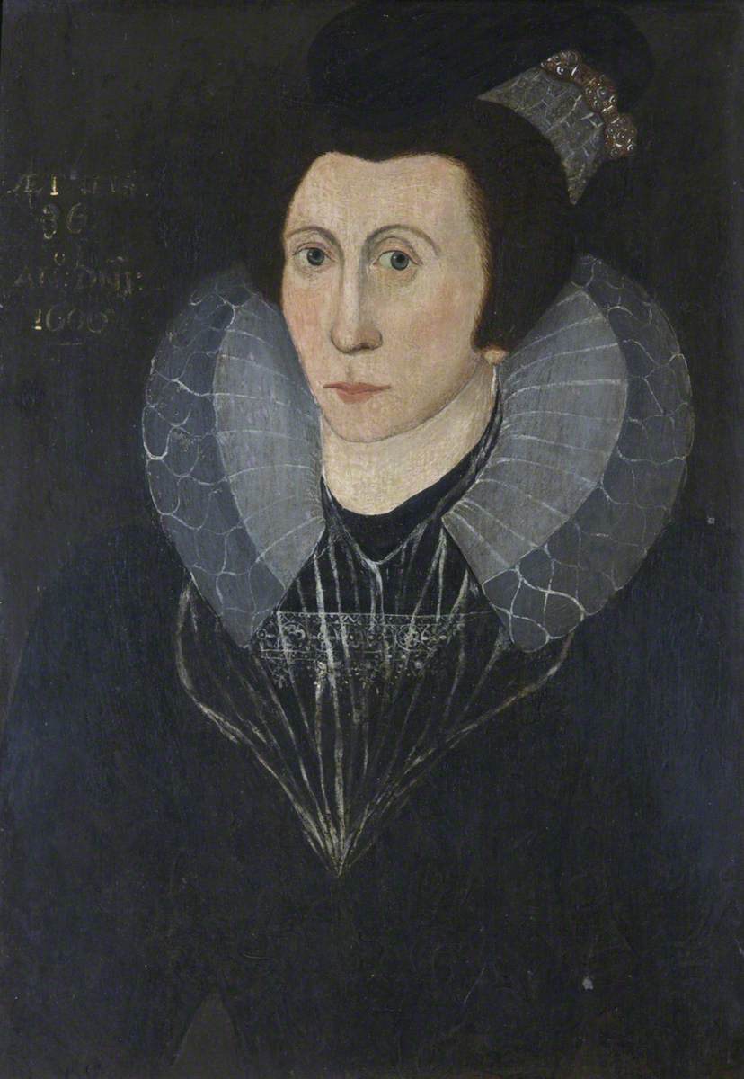 Portrait of an Unknown Elizabethan Lady, Aged 36