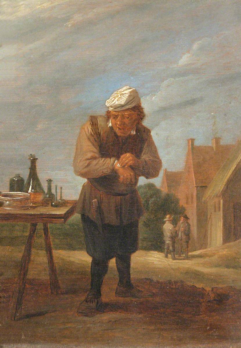 A Peasant Removing a Plaster (The Sense of Touch)
