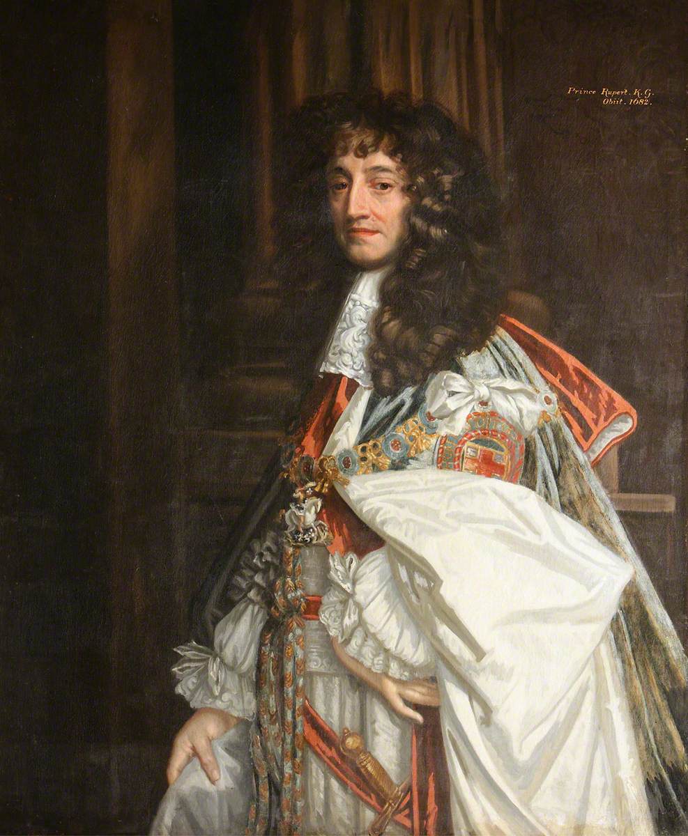 Prince Rupert of the Rhine (1619–1682), KG, in Garter Robes | Art UK