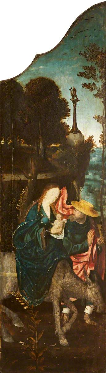 The Dyrham Triptych: The Flight into Egypt