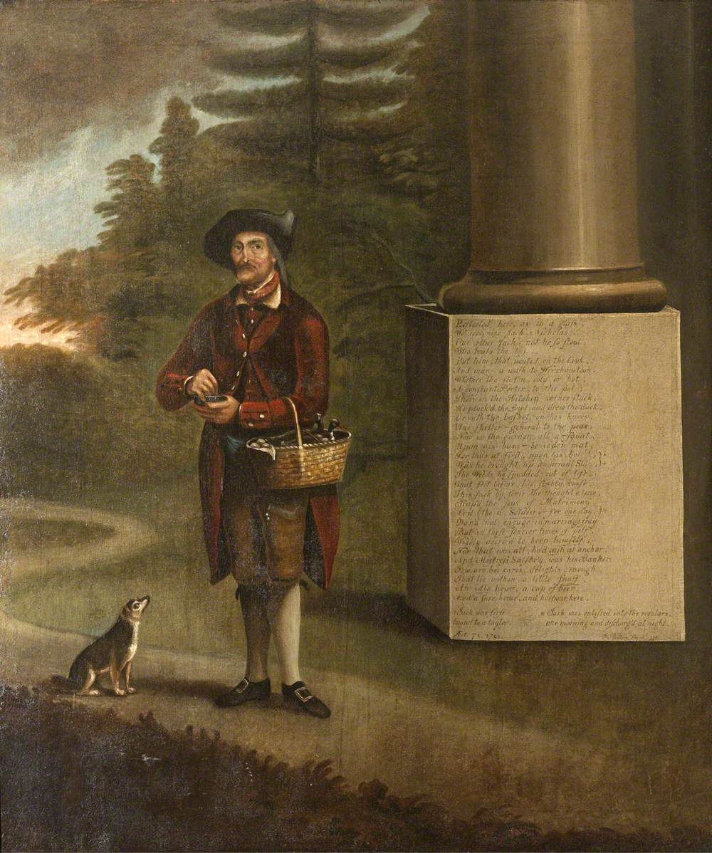 Jack Nicholas (b.1720), Kitchen Porter, Aged 71