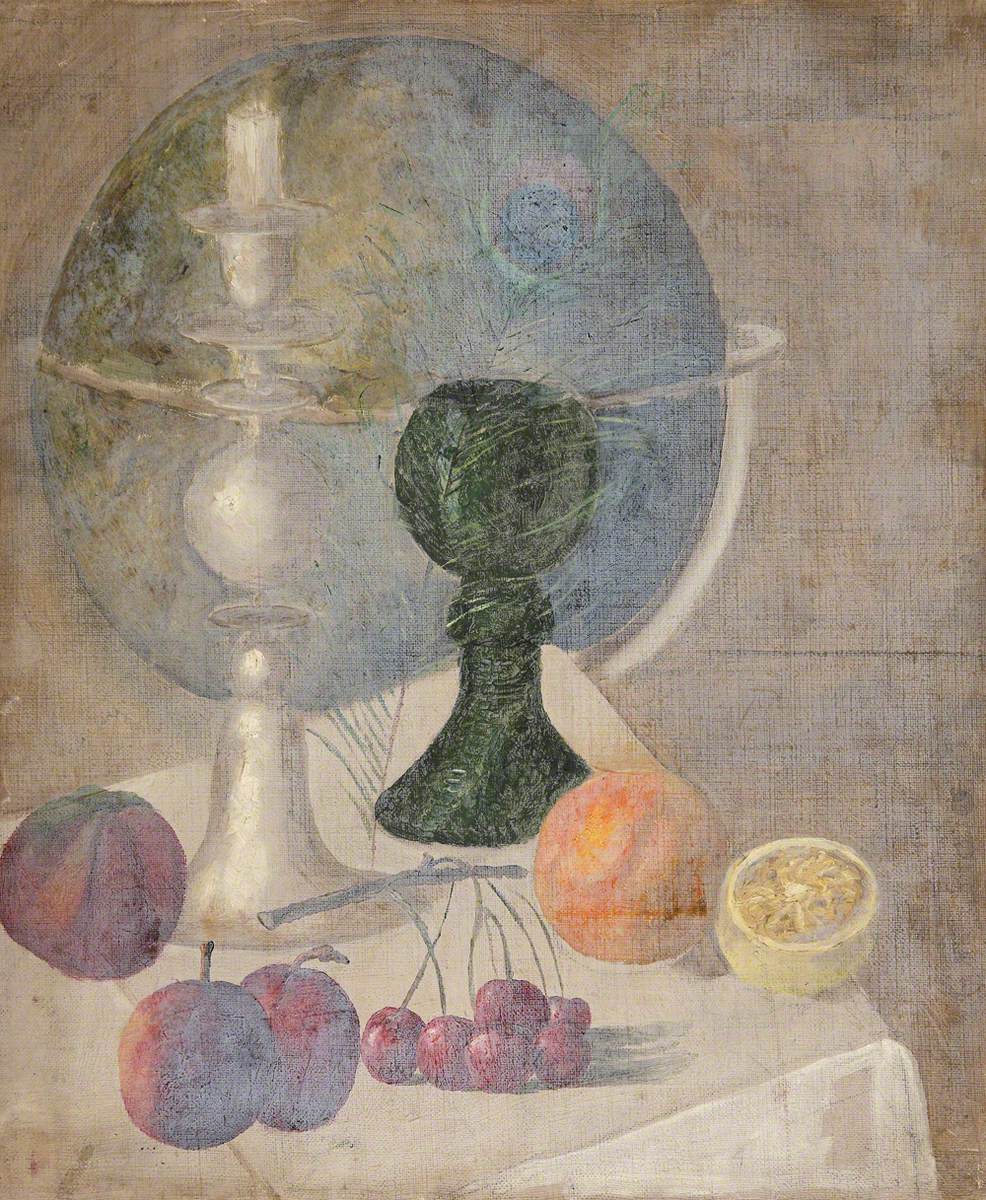 Still Life of Fruit with a Globe