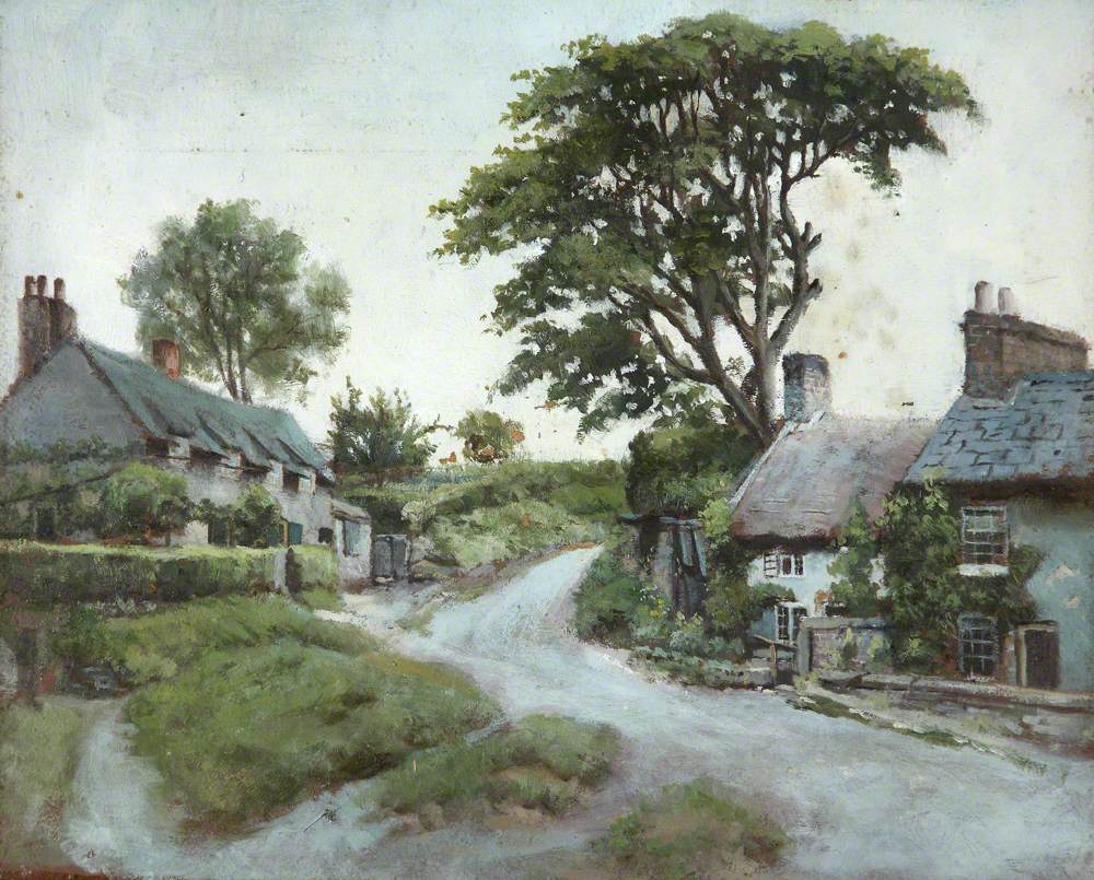 Cottages on a Roadside