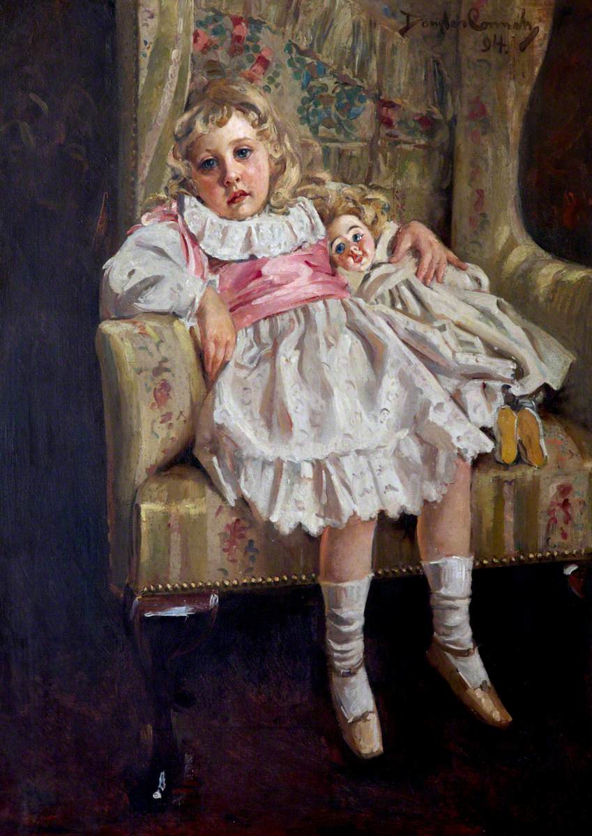 Agatha Mary Clarissa Miller (1890–1976), Later Agatha Christie, Aged 4, 'Lost in Reverie'