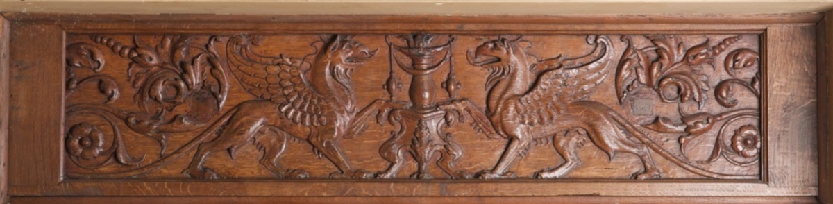 Relief Panel with Griffins and Arabesque