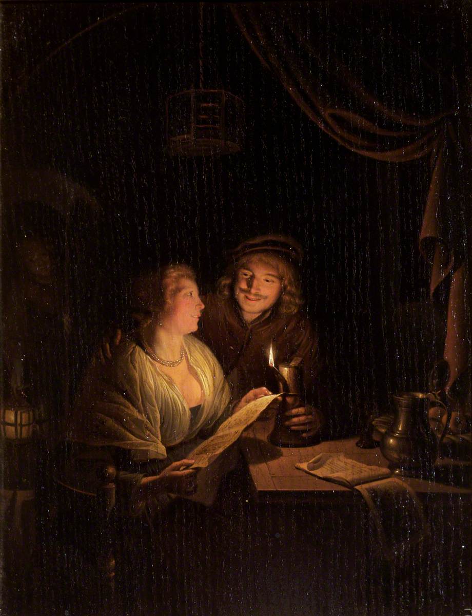 Lovers Singing by Candlelight | Art UK
