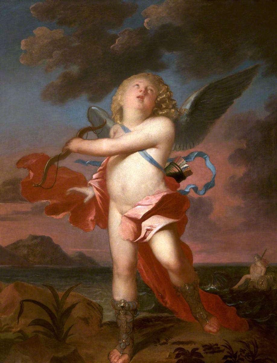 Cupid Preparing His Bow