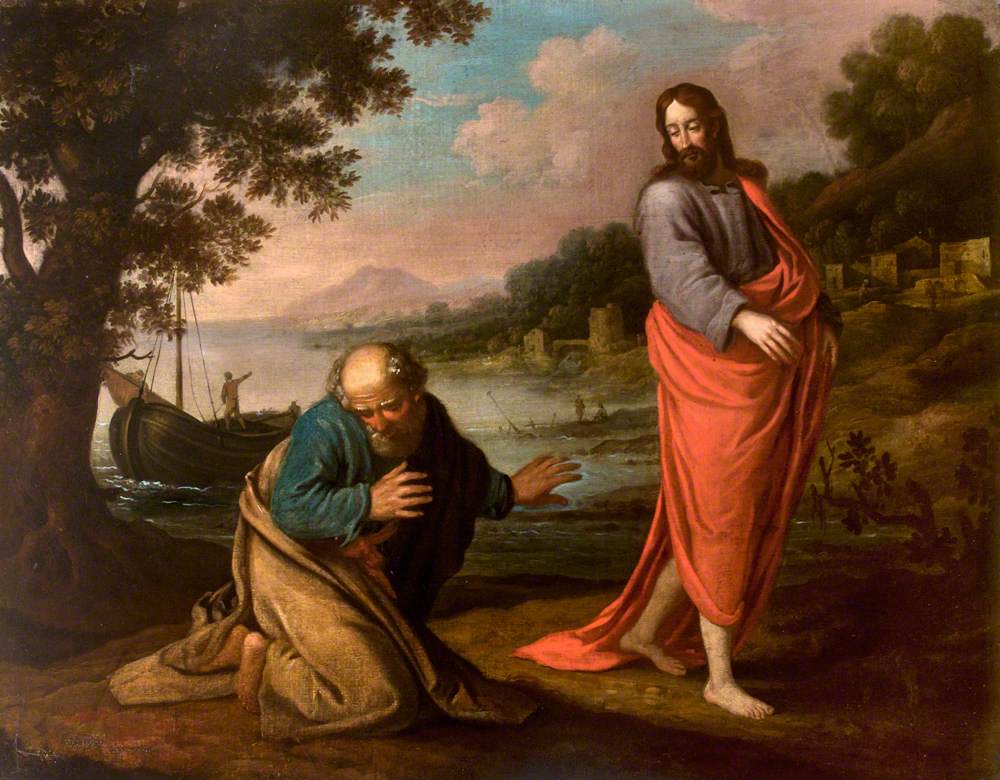 Christ Rebuking or Calling Saint Peter