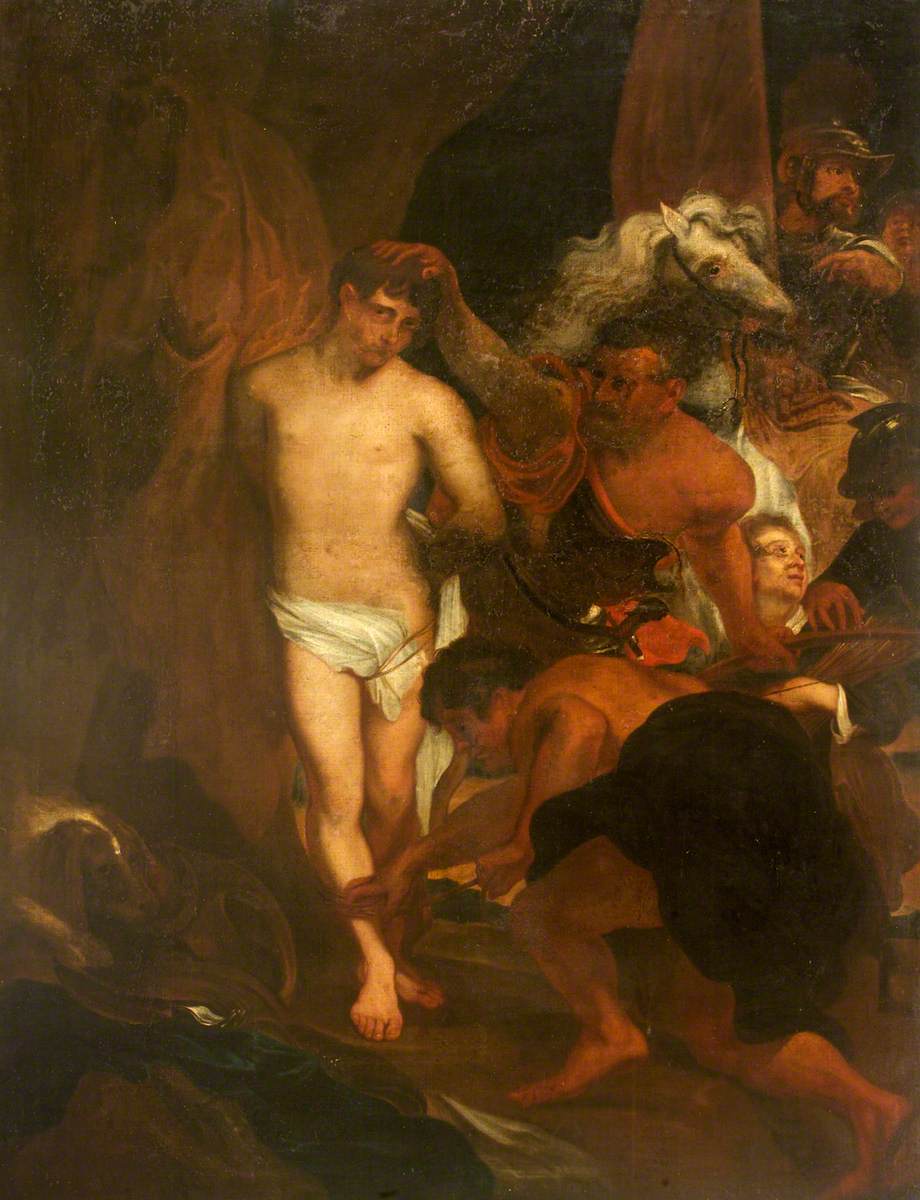 Saint Sebastian Bound for Martyrdom