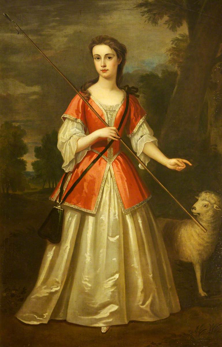 Mary Elizabeth Davenport (d.1740), Mrs John Mytton, as a Girl