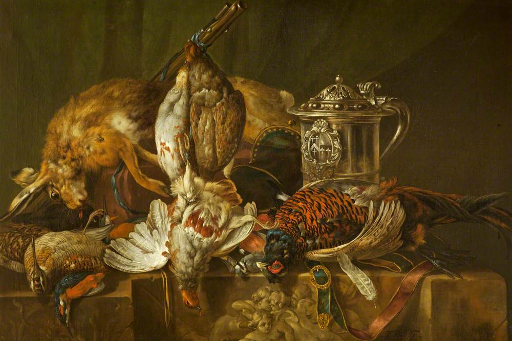 Still Life with Dead Game and a Silver Tankard