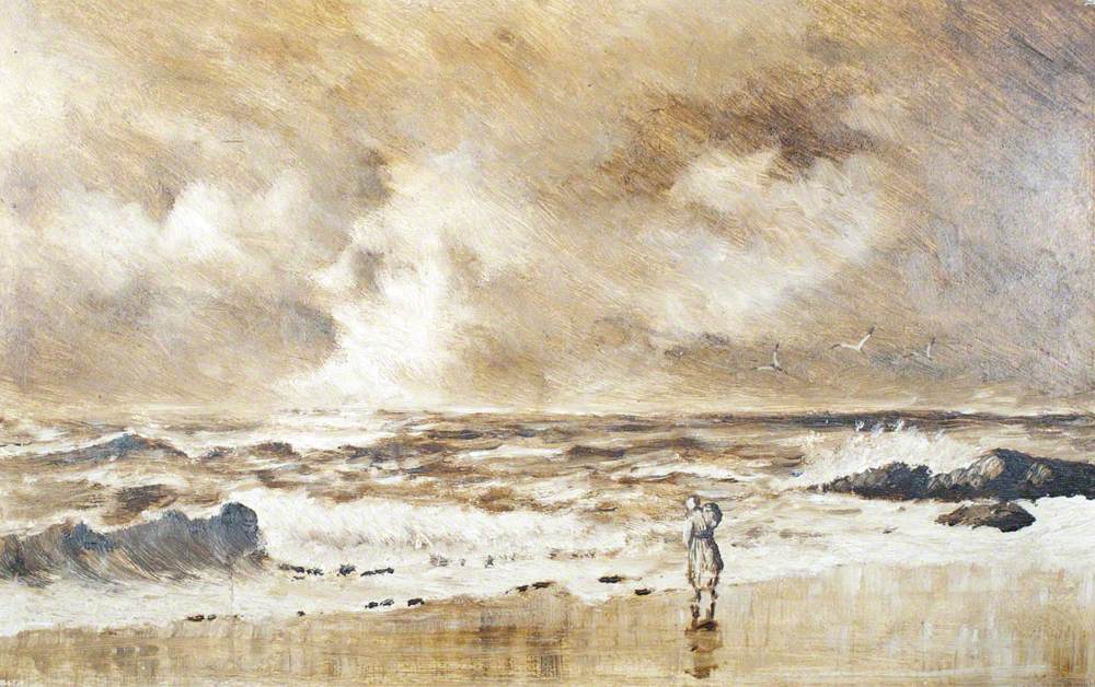 Seascape with a Figure