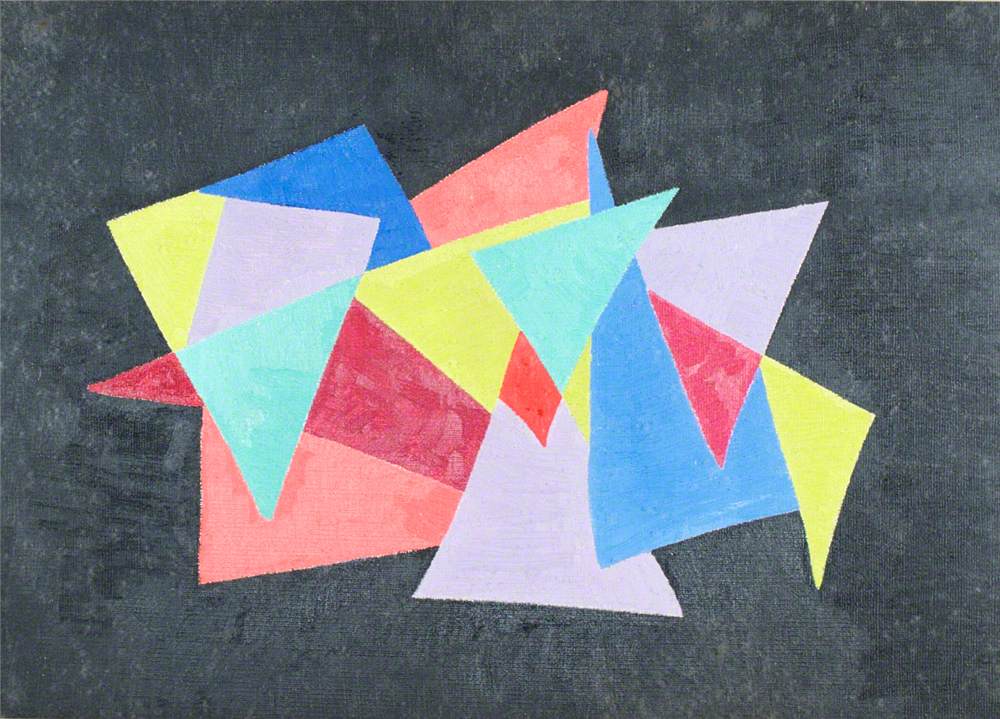 Interwoven Coloured Triangles