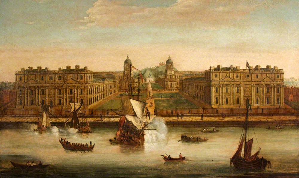 Greenwich Hospital, London, from across the River