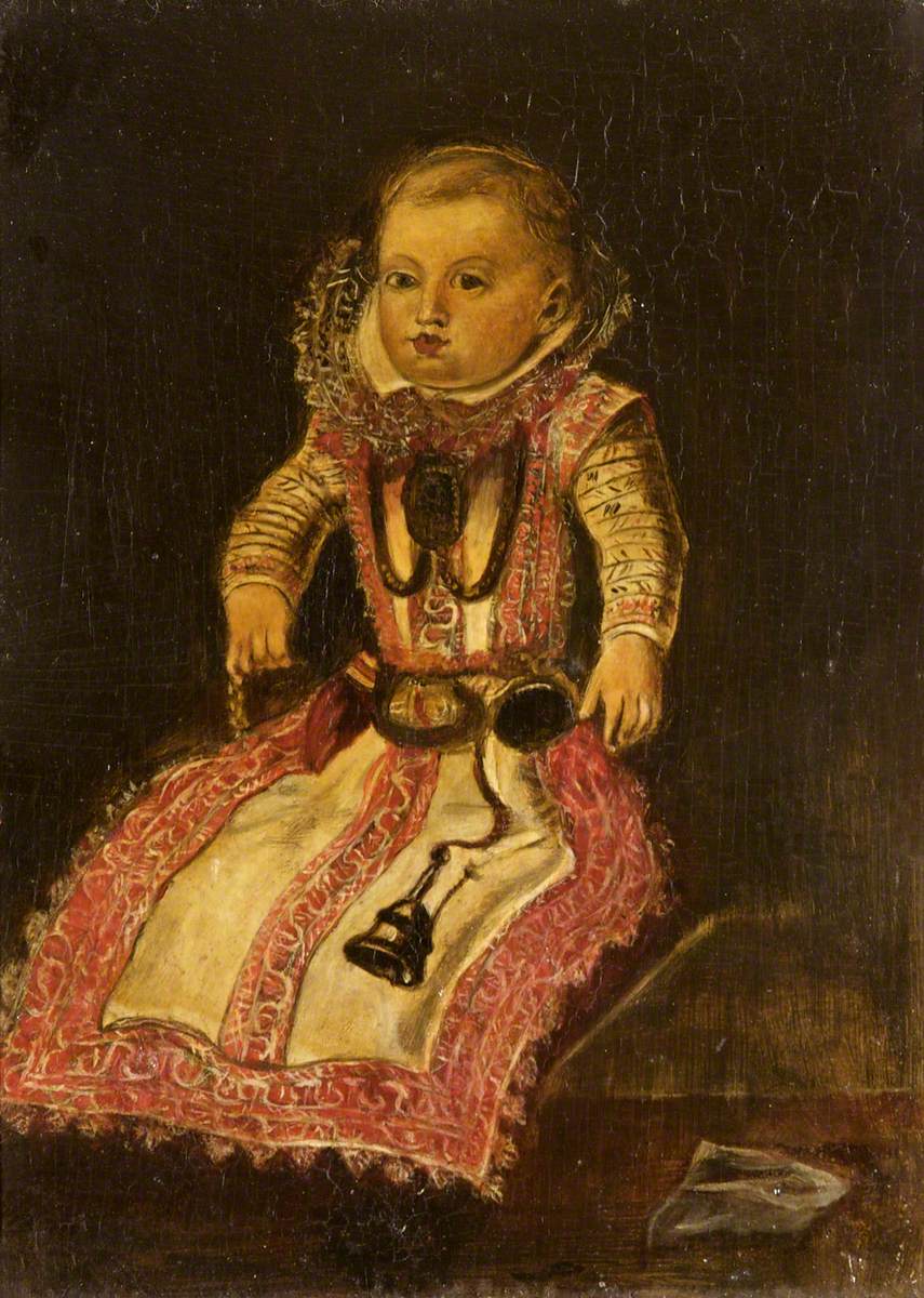 Maria Anna of Hapsburg (1606–1646), Infanta of Spain, as a Baby