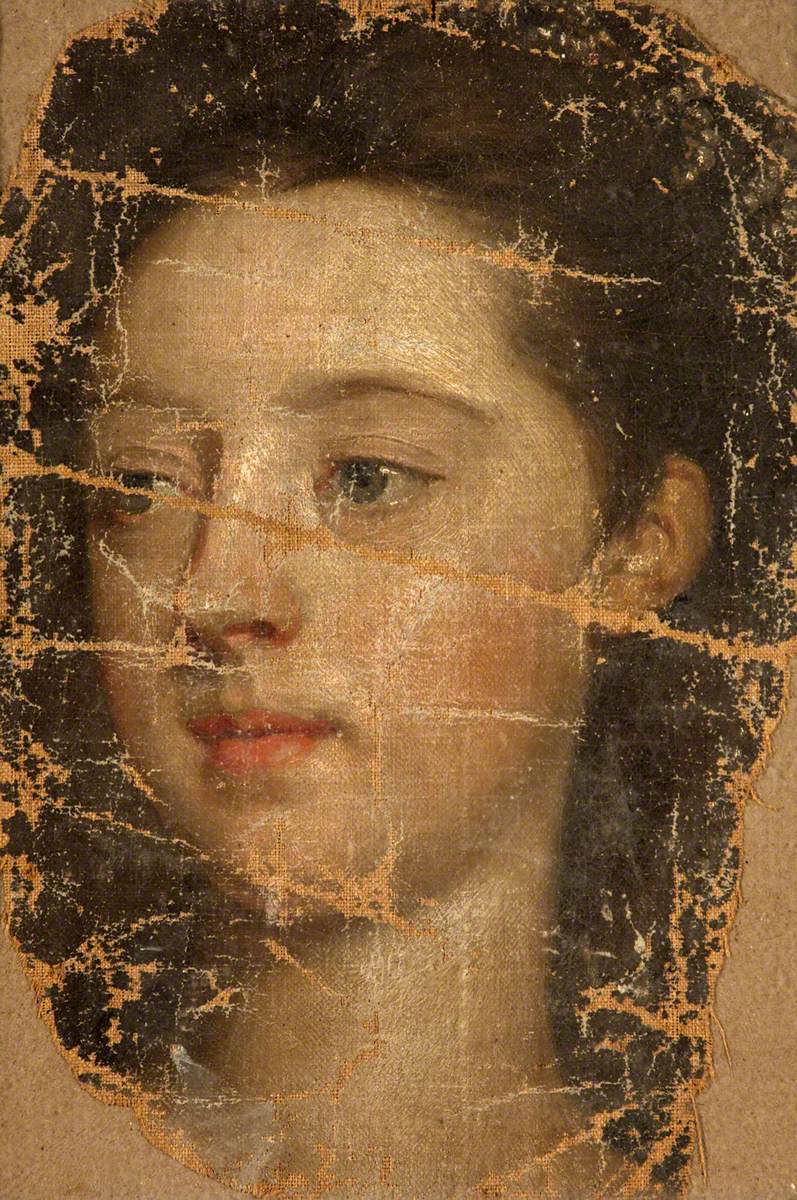 Fragment of a Girl's Head