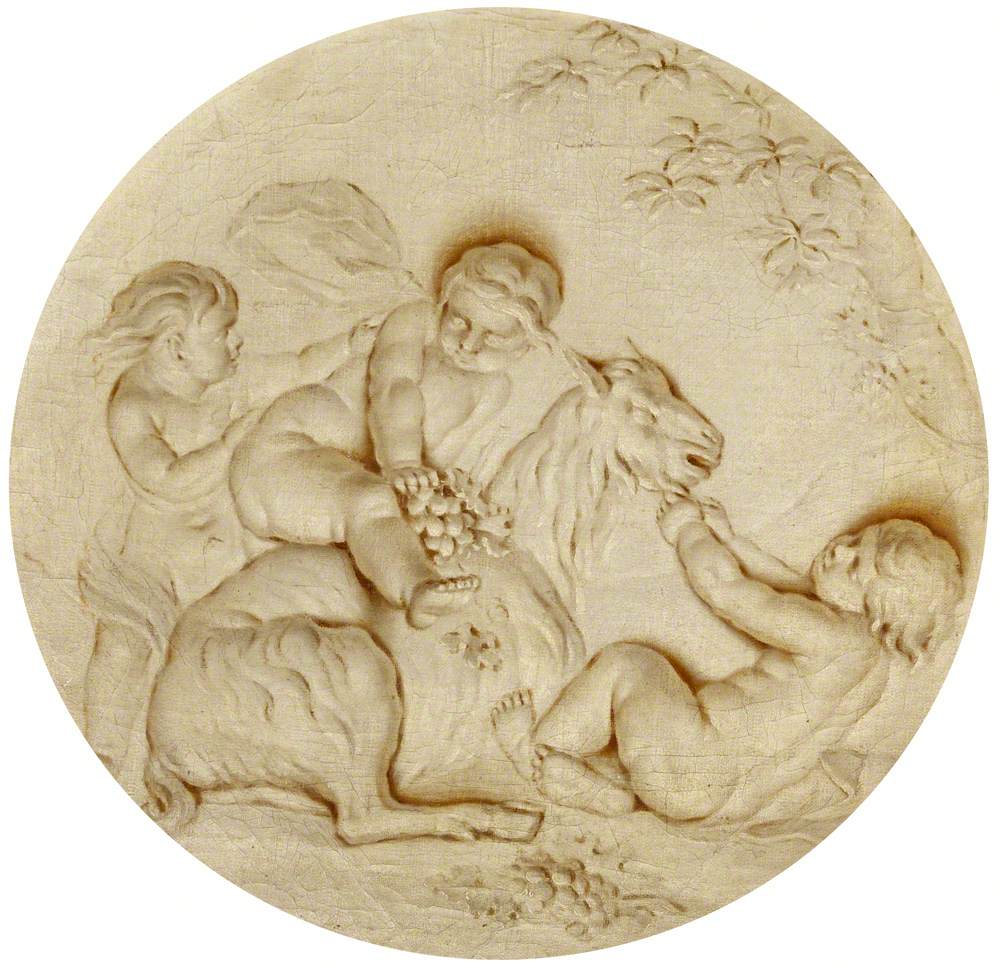 Putti with a Goat: Autumn