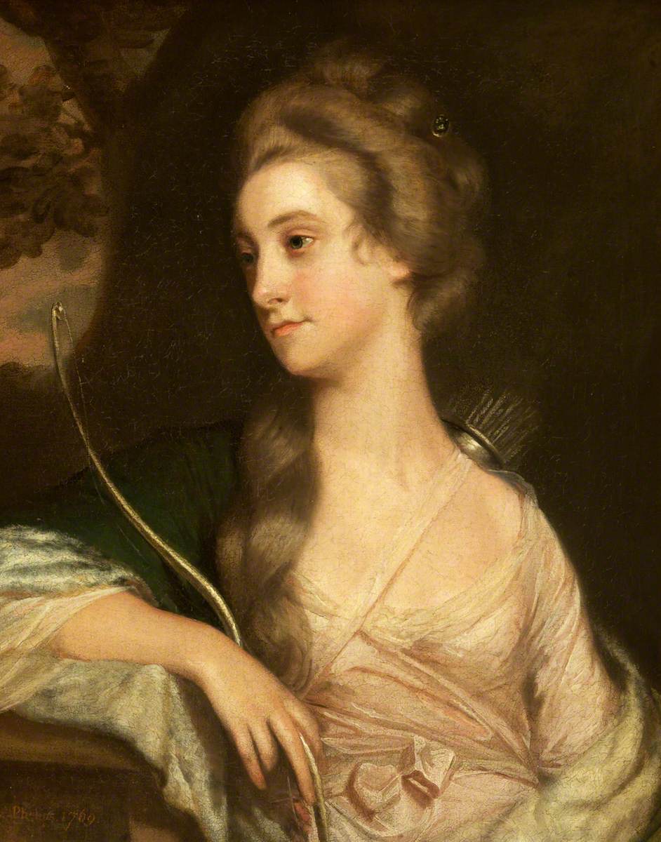 Elizabeth Phelips (1750–1841), as Diana the Huntress