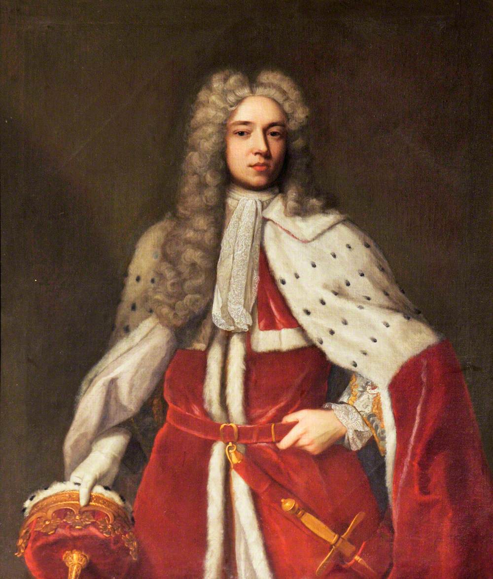 Henry Somerset (1684–1714), 2nd Duke of Beaufort, KG, in Ducal Robes