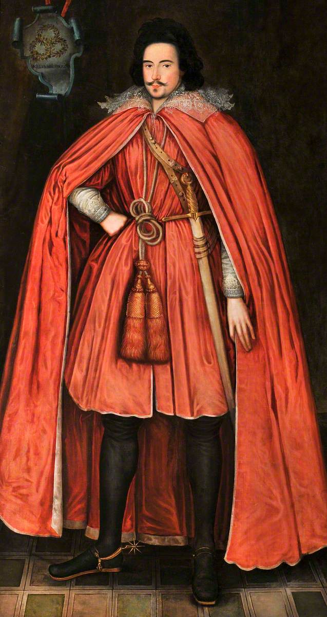 Sir Edward Herbert (1582–1648), 1st Baron Herbert of Chirbury, KB, in the Robes of the Order of the Bath