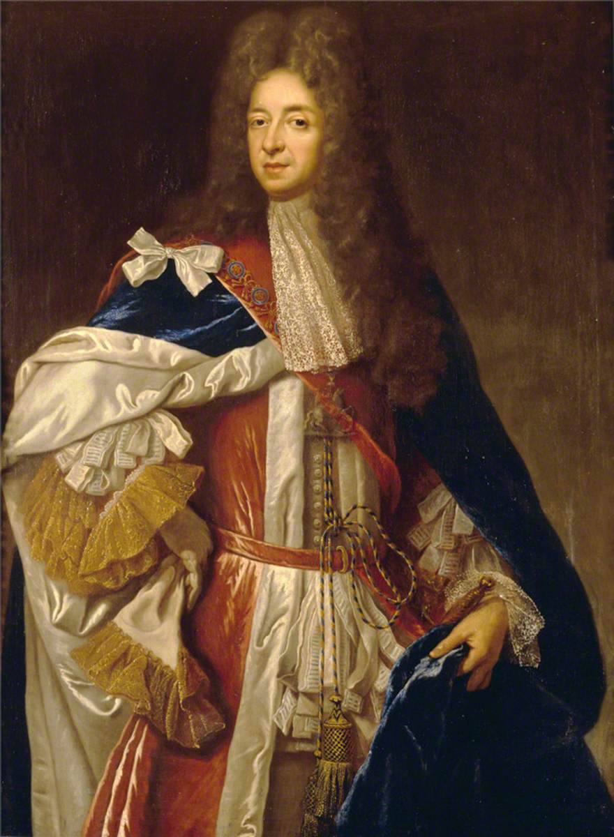 Sir William Herbert (1626–1696), 3rd Baron and 1st Earl and 1st Marquess/Duke of Powis, in Garter Robes